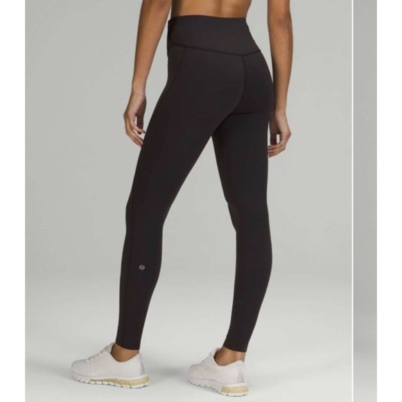 Lululemon‎ Base Pace High-Rise Tight 28" *Brushed Size 2 Black - Picture 1 of 10